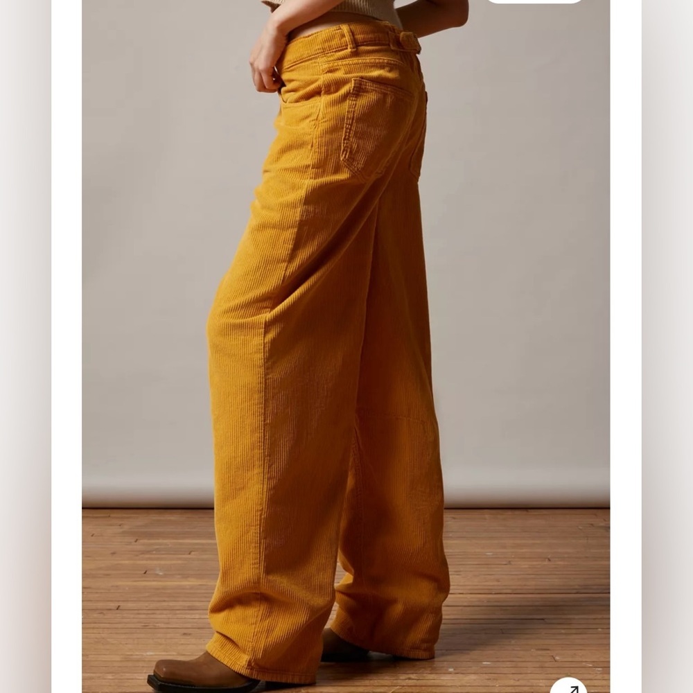 Urban Outfitters BDG Logan Corduroy Baggy Buckle Pant 15" Waist NWOT - Picture 4 of 11